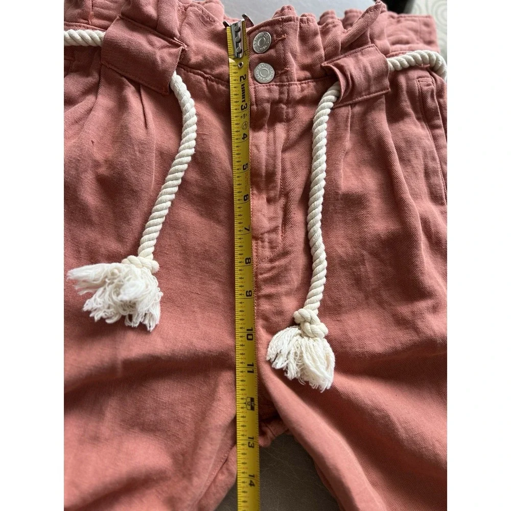 Veronica Beard Pants Size 2‎ With Robe Belt Coral Color